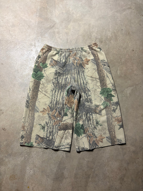 Vintage 90's Realtree Baggy 3/4 Sweatshort - L