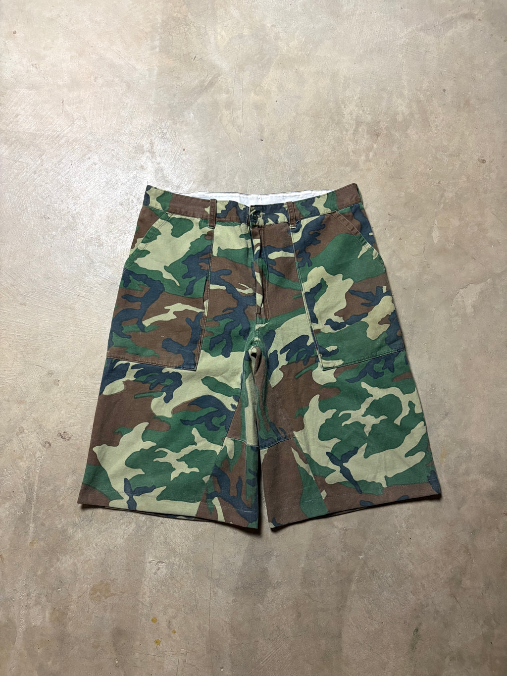 Vintage Military Camo 3/4 Short - 34