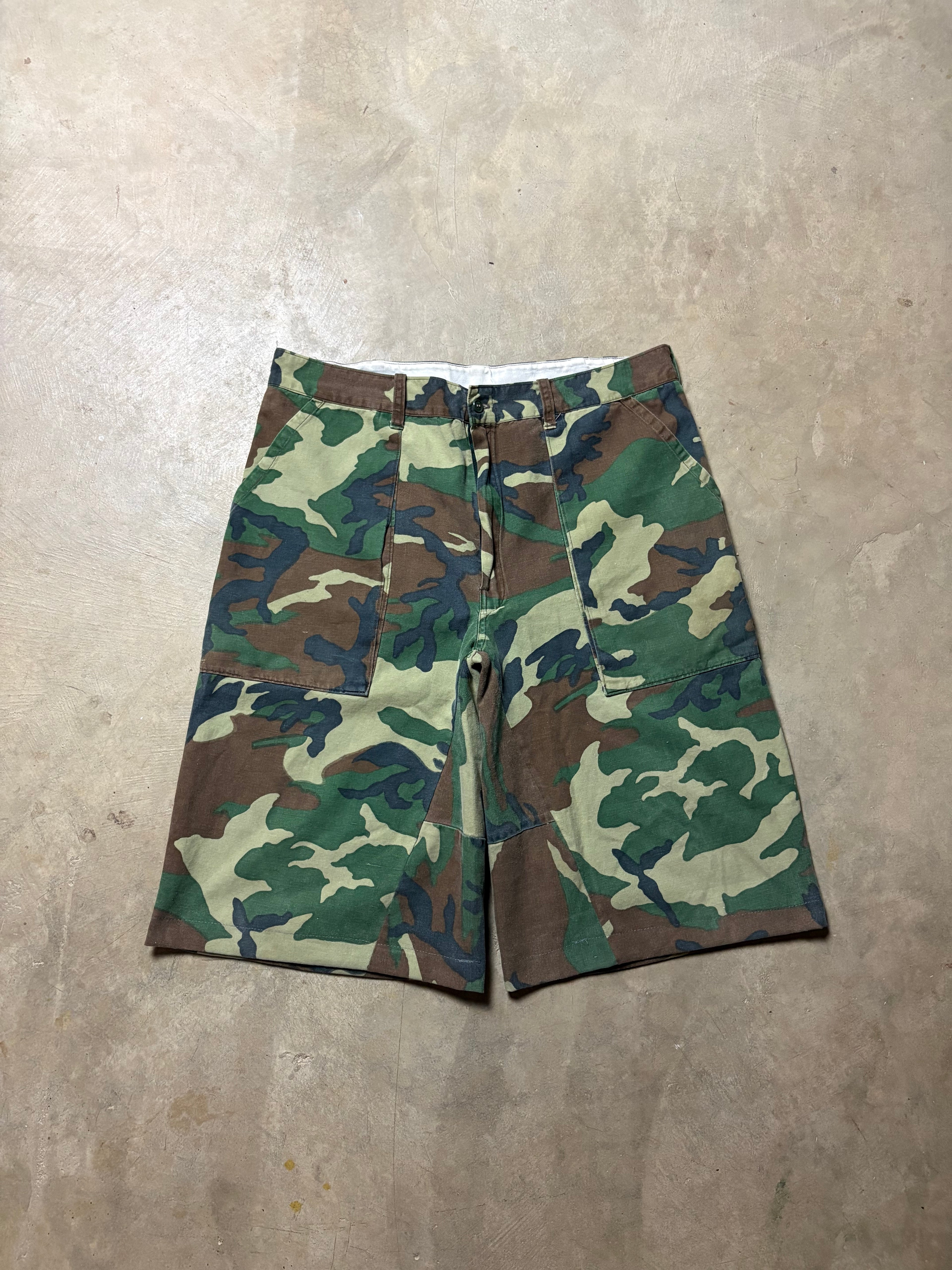 Vintage Military Camo 3/4 Short - 34