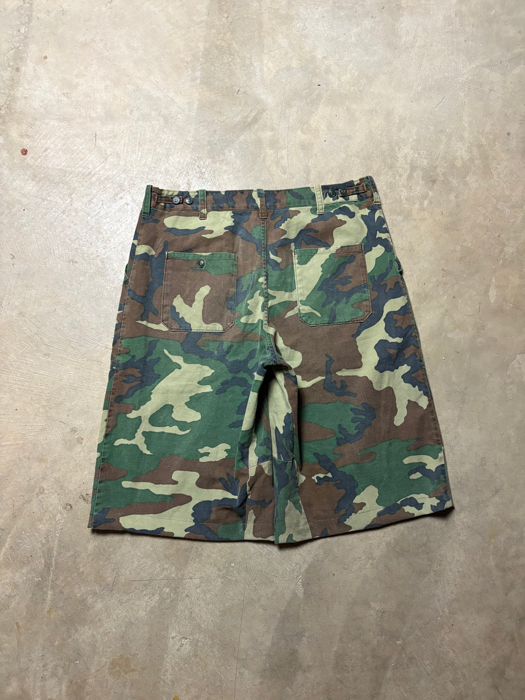 Vintage Military Camo 3/4 Short - 34