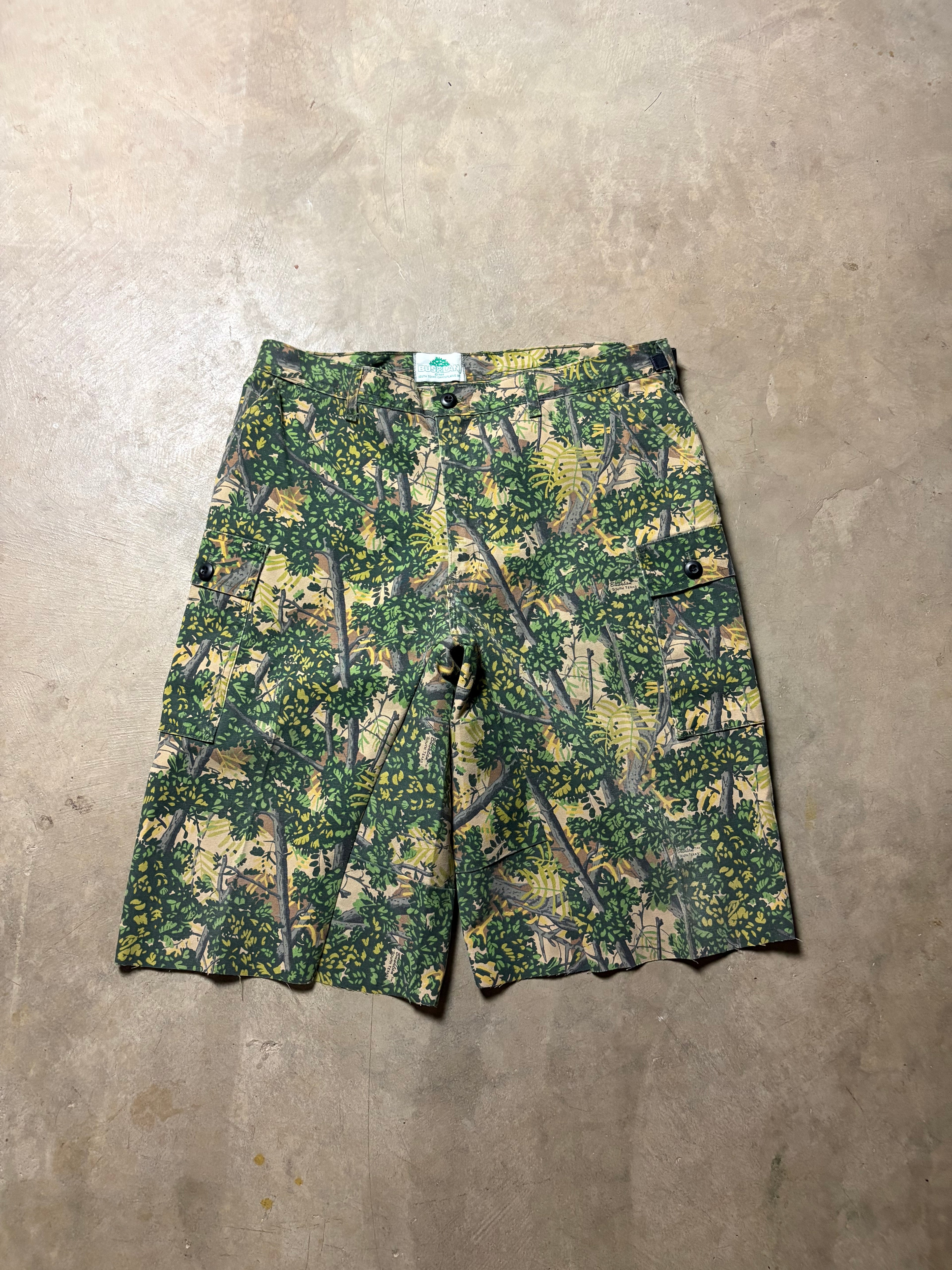 Vintage Japanese Tree Camo 3/4 Short - 36