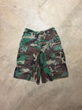 Vintage Sashiko-Repaired Military Camo Short - 32